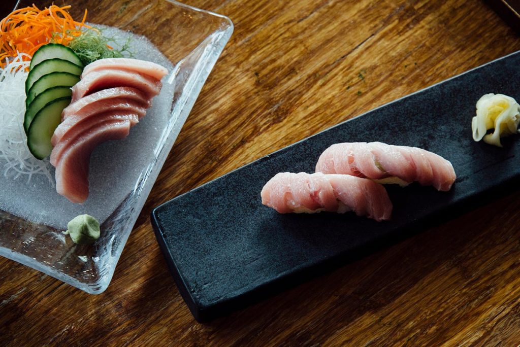 Sashimi at Ronin Sushi